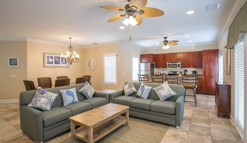 Hawks Cay - Sanctuary Village  Living aRea